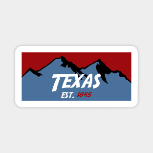 Texas Mountains Sticker